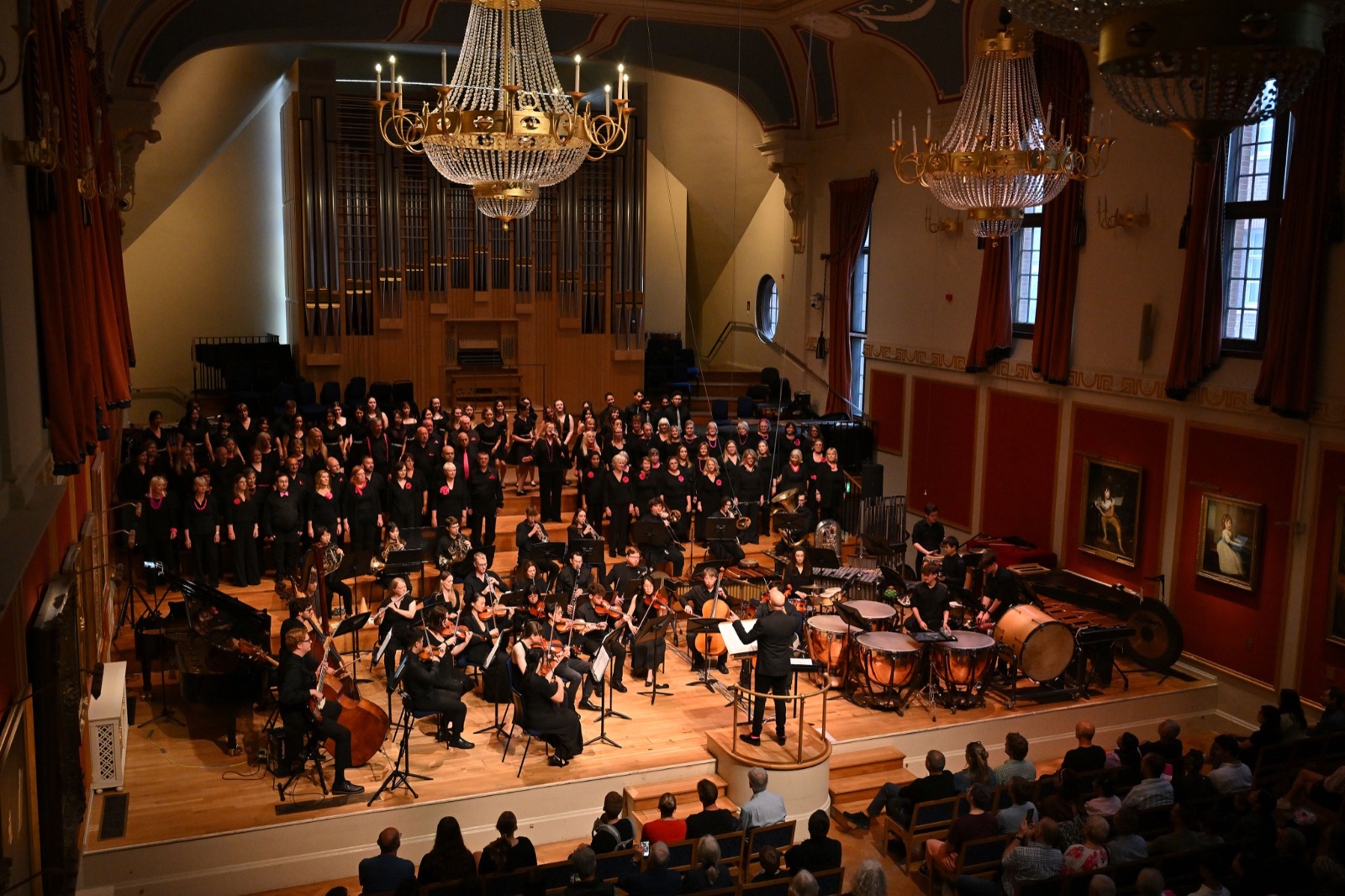 Next Stage Choir and orchestra performing at the Royal Academy of Music